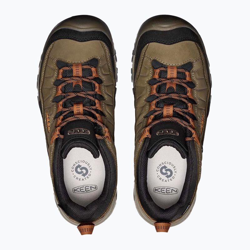 Men's trekking boots KEEN Targhee IV WP sea turtle/roasted pecan 13