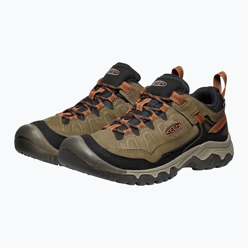Men's trekking boots KEEN Targhee IV WP sea turtle/roasted pecan 14