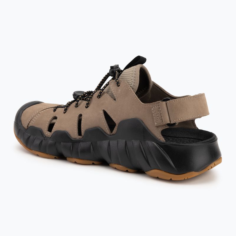 KEEN Hyperport Fisherman Leather brindle/ oak buff men's sandals 3