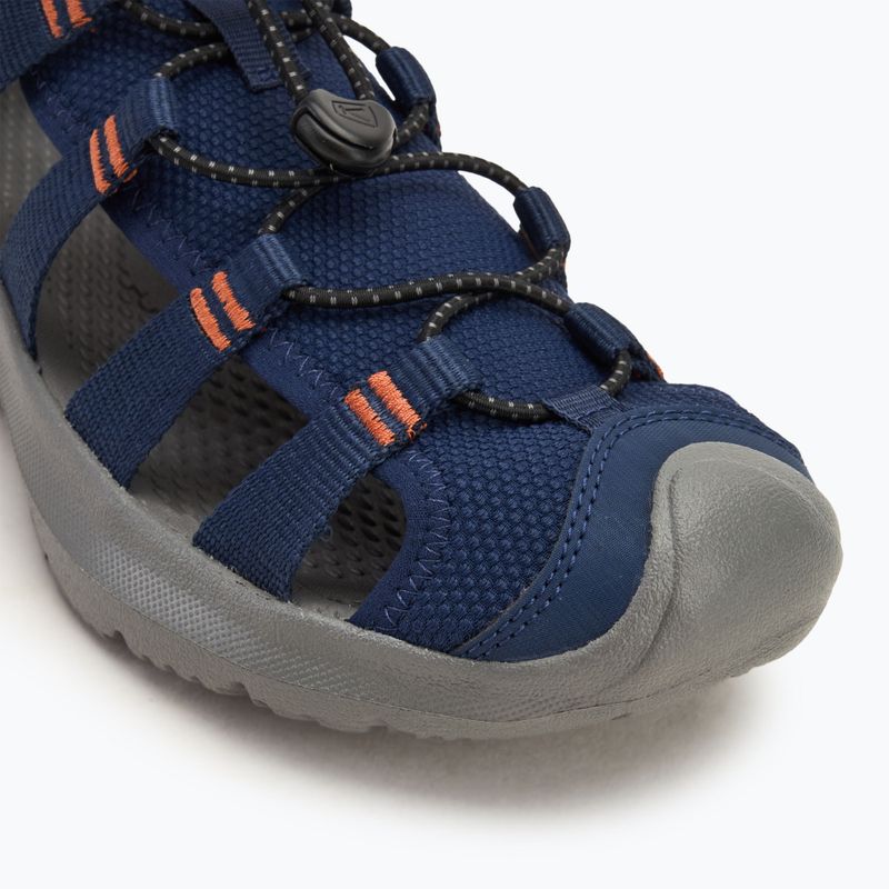 KEEN Seanik H2 naval academy/ gold flame men's sandals 7