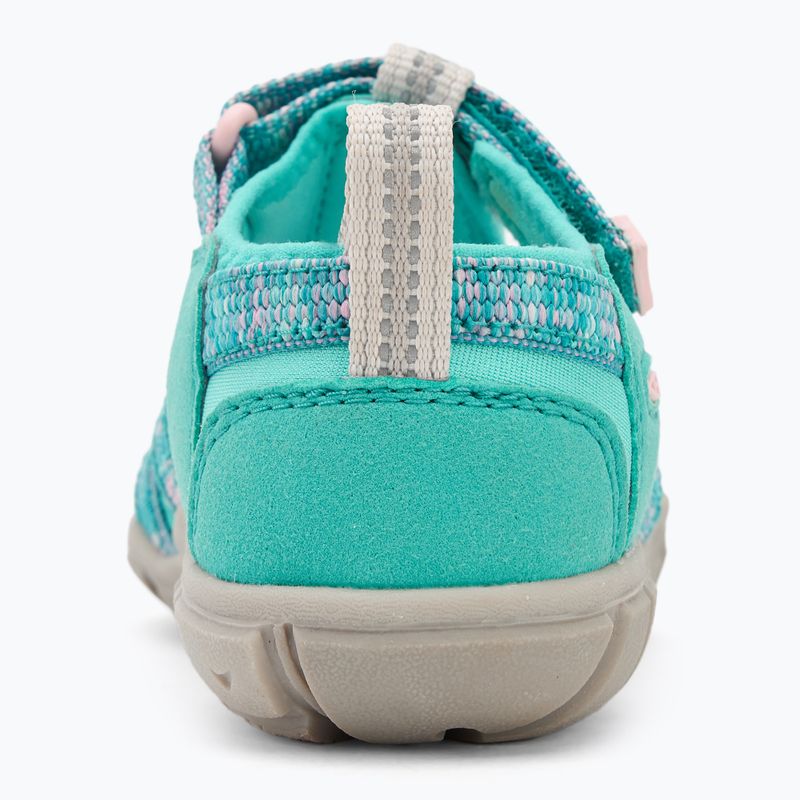 KEEN Seacamp II CNX children's sandals aqua/giggle pink 6