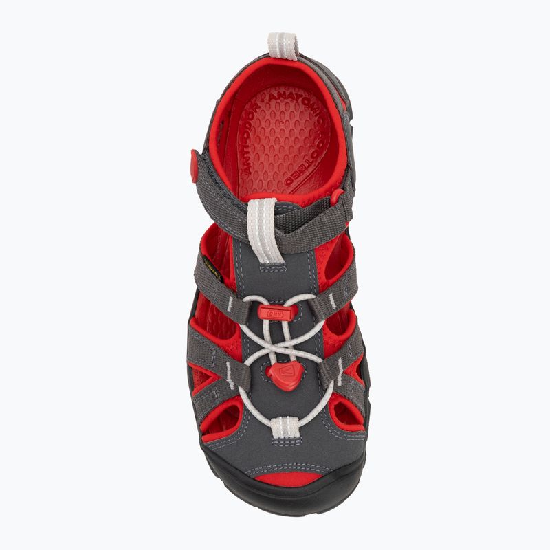 KEEN Seacamp II CNX magnet/ red carpet junior sandals 5