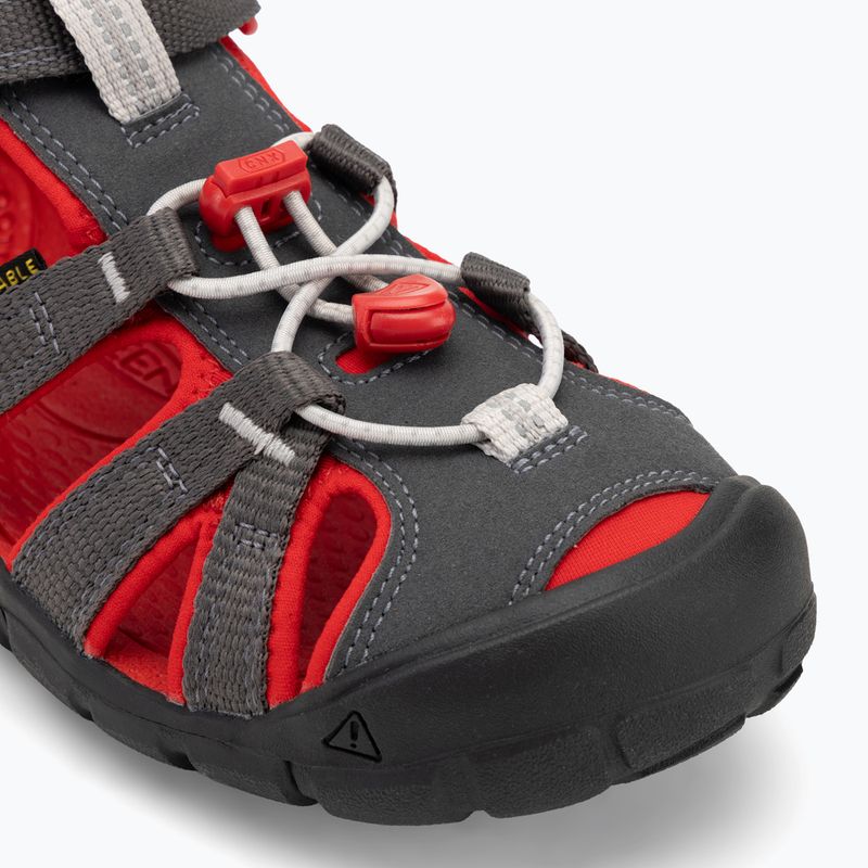 KEEN Seacamp II CNX magnet/ red carpet junior sandals 7