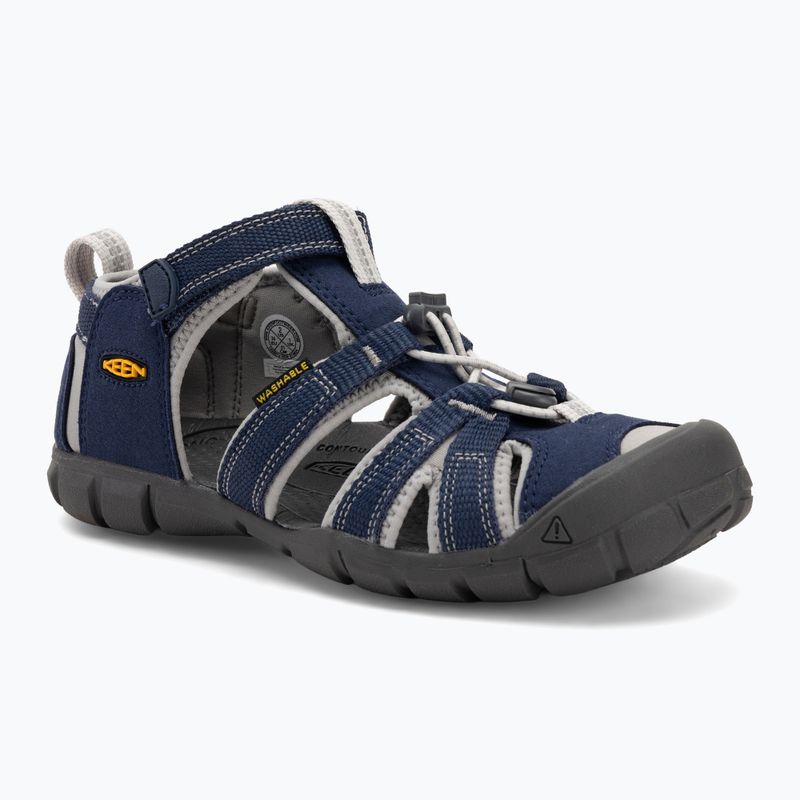 KEEN Seacamp II CNX naval academy/ drizzle junior sandals