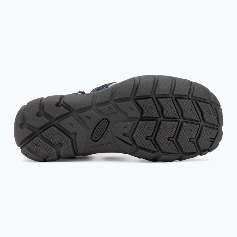 KEEN Seacamp II CNX naval academy/ drizzle junior sandals 4