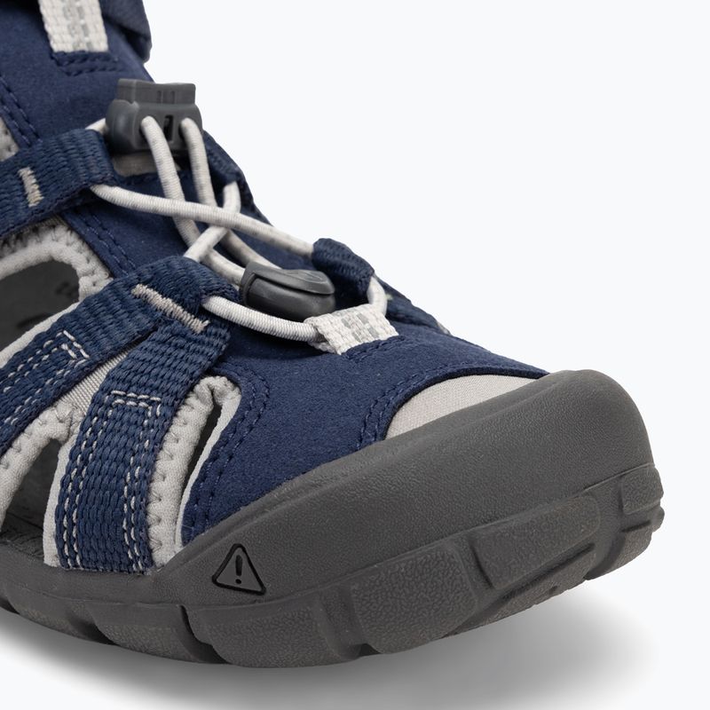 KEEN Seacamp II CNX naval academy/ drizzle junior sandals 7