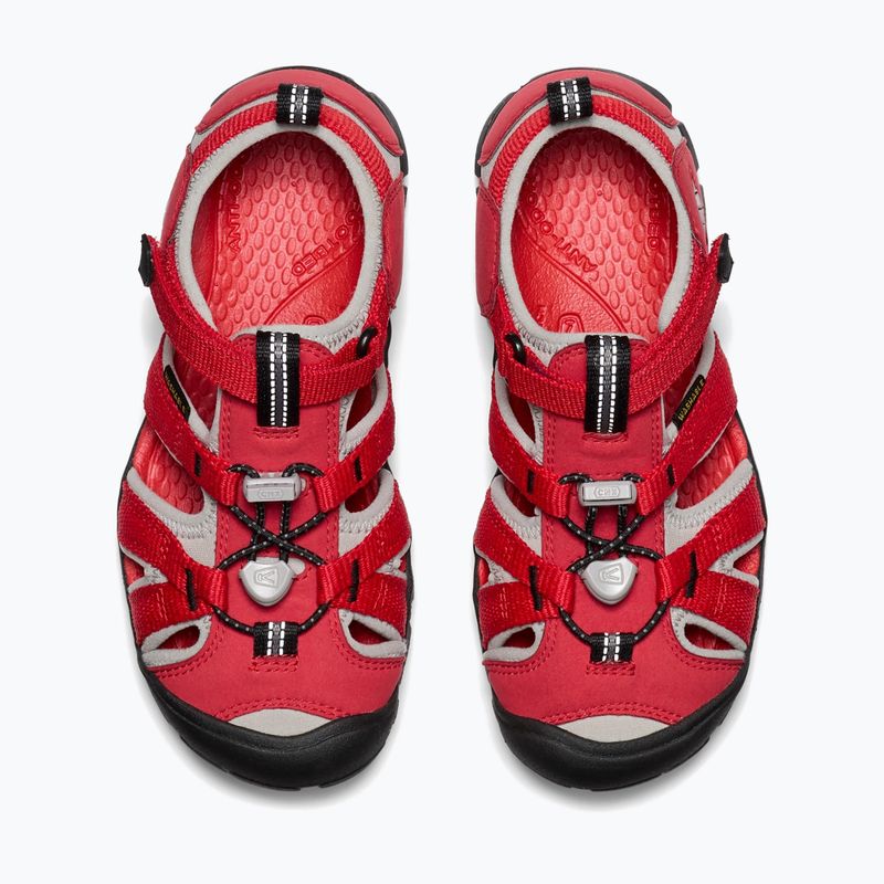 Junior sandals KEEN Seacamp II CNX red/alloy 7