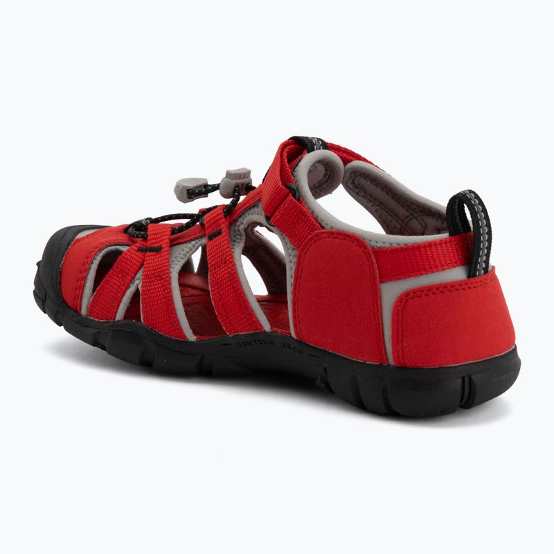 Junior sandals KEEN Seacamp II CNX red/alloy 3