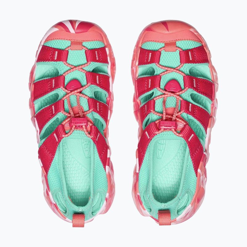 KEEN Hyperport H2 raspberry/pool blue children's sandals 5