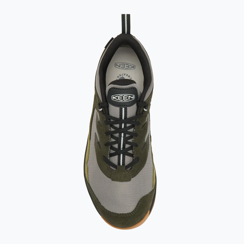 Men's trekking boots KEEN Hightrail Waterproof Steel grey/forest night 5