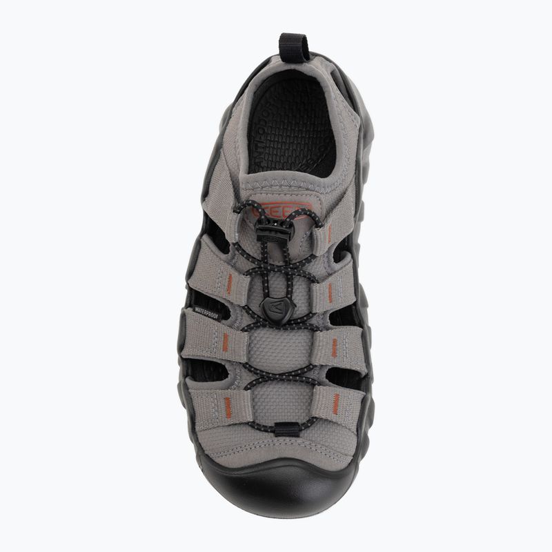 Men's sandals KEEN Hyperport H2 steel grey/burnt brick 5
