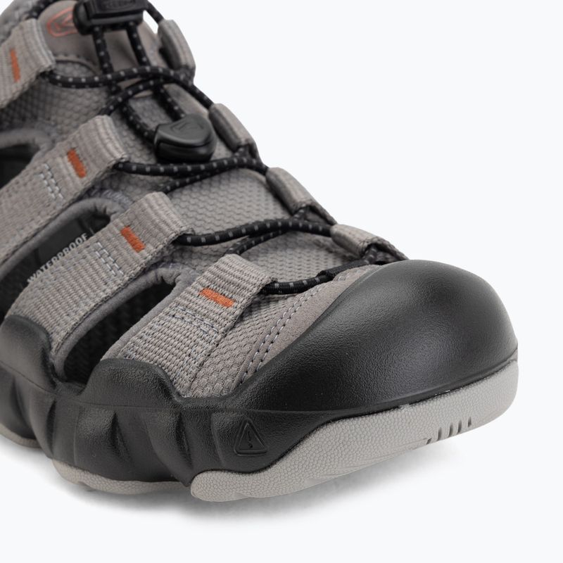 Men's sandals KEEN Hyperport H2 steel grey/burnt brick 7