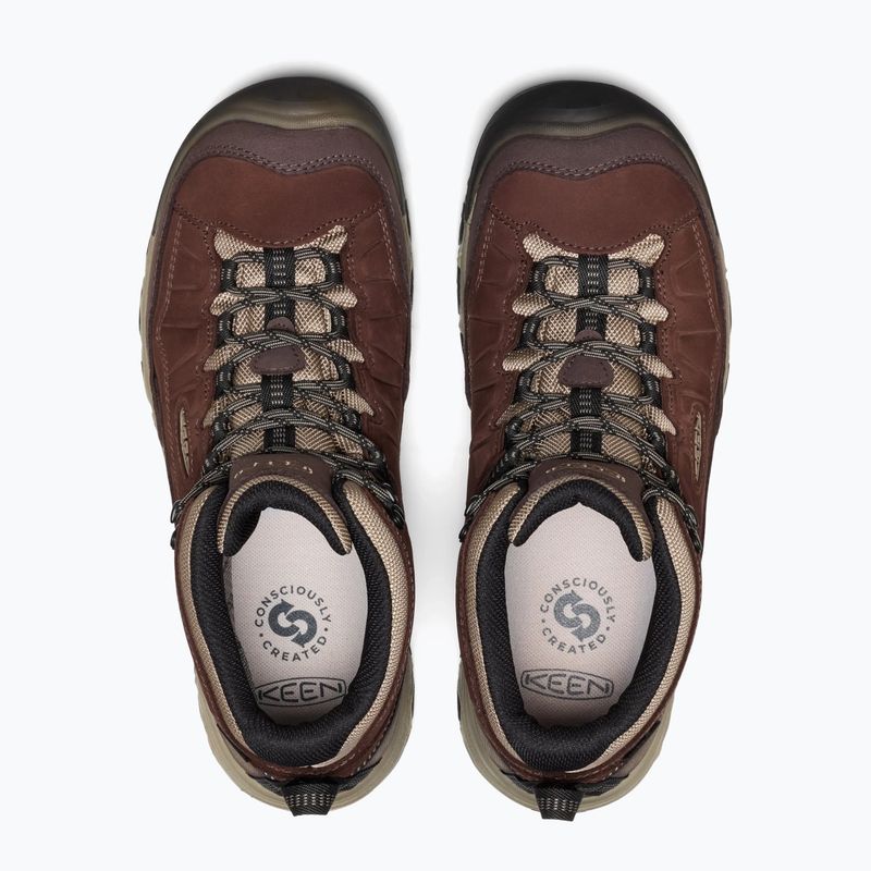 Men's trekking boots KEEN Targhee IV Mid Wp java/bridnle 5