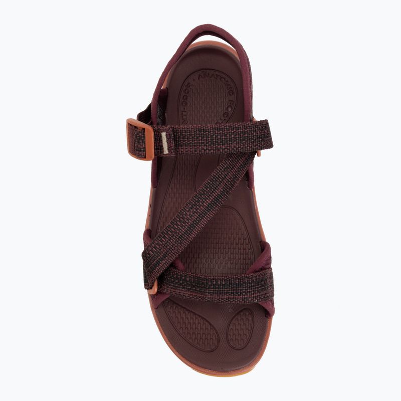 Women's sandals KEEN Leiki Ot fig/burnt 5