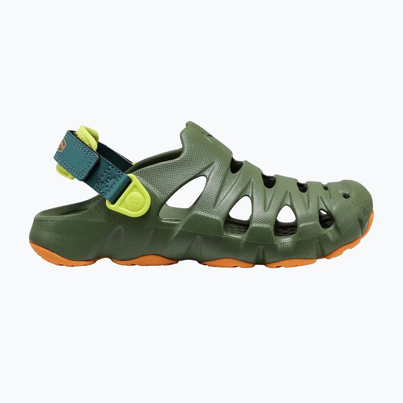 Children's sandals KEEN Hyperflt green/orange peel 2