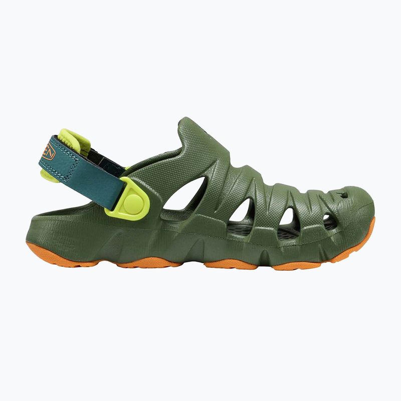 Children's sandals KEEN Hyperflt green/orange peel 3