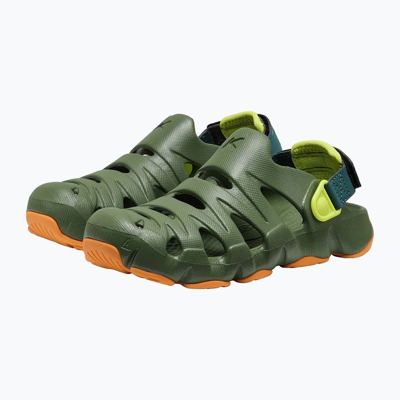 Children's sandals KEEN Hyperflt green/orange peel 4