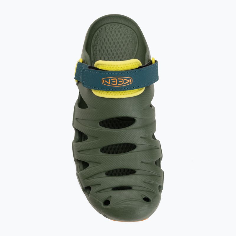 Children's sandals KEEN Hyperflt green/orange peel 6