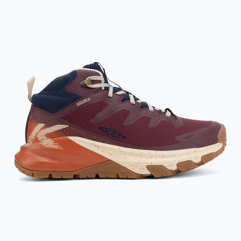 Women's trekking boots KEEN Targhee Apex Mid Wp fig/burnt brick 2