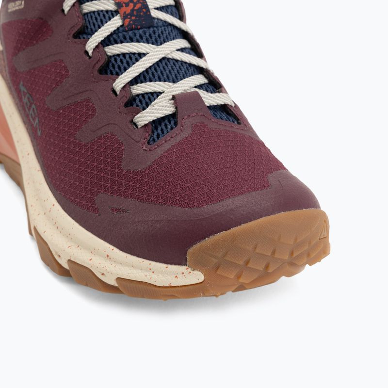 Women's trekking boots KEEN Targhee Apex Mid Wp fig/burnt brick 7