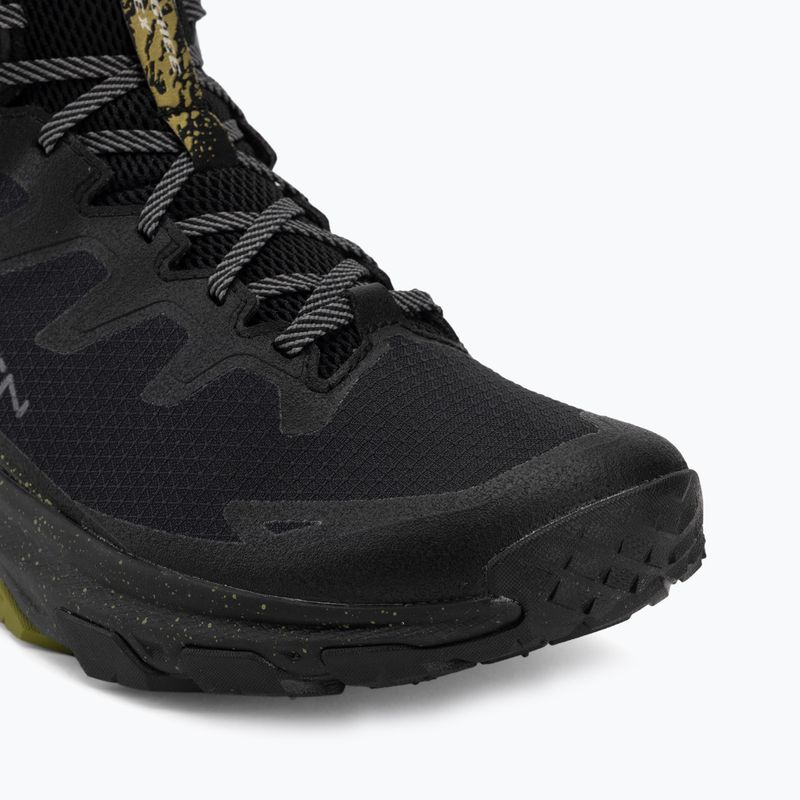Men's trekking boots KEEN Targhee Apex Mid Wp black/golden cypress 7