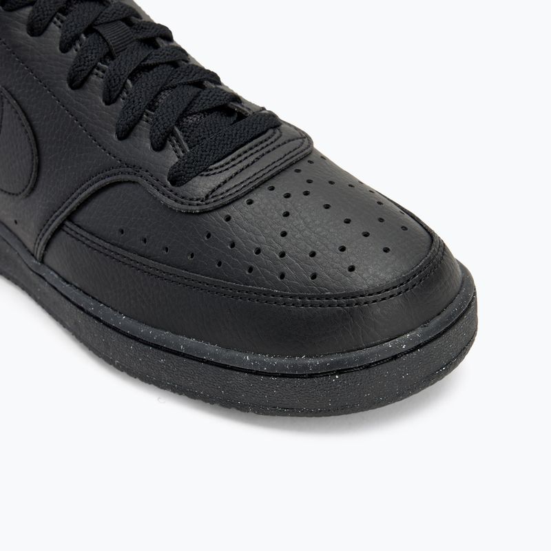 Men's shoes Nike Court Vision Low Next Nature black / black / black 7