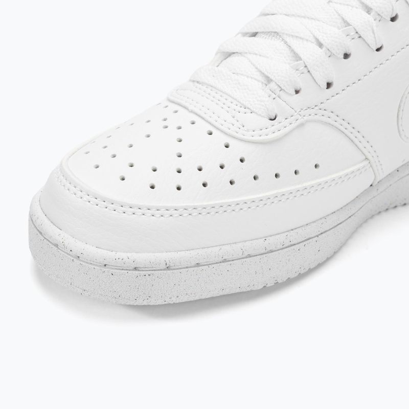 Womenʼs trainers Nike Court Vision Low Next Nature white/white/white 8