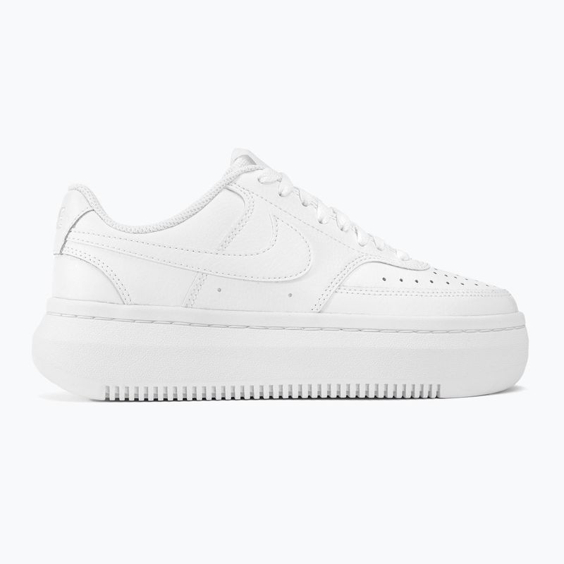 Nike Court Vision Alta women's shoes white / white / white 3