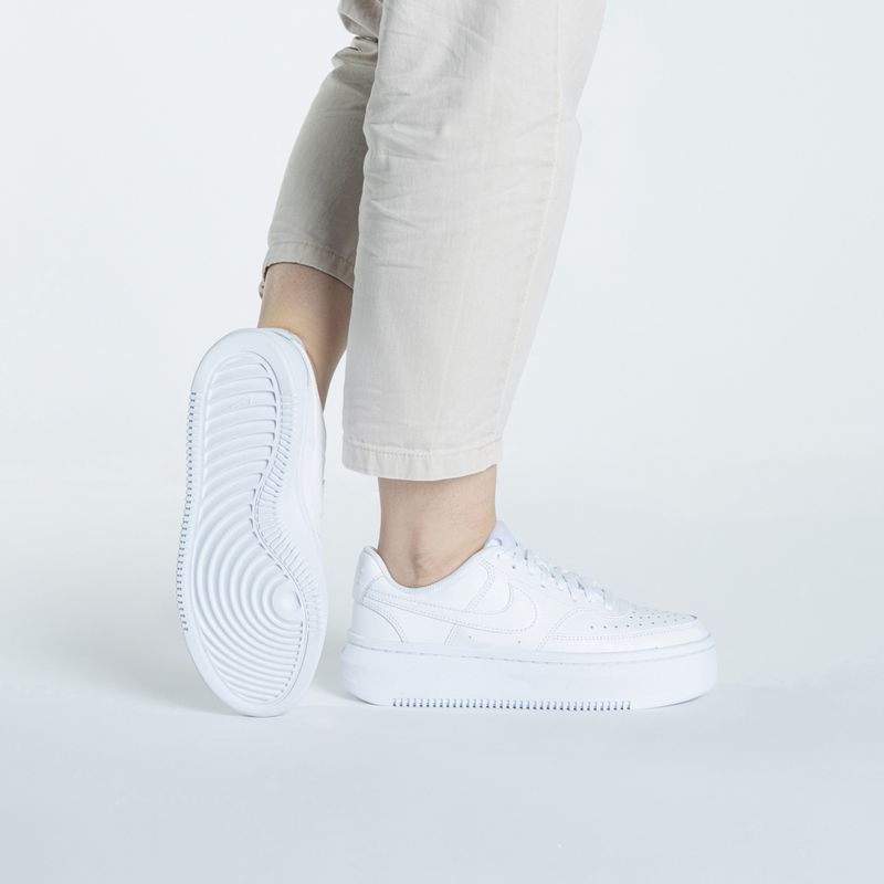 Nike Court Vision Alta shoes white / white / white 2