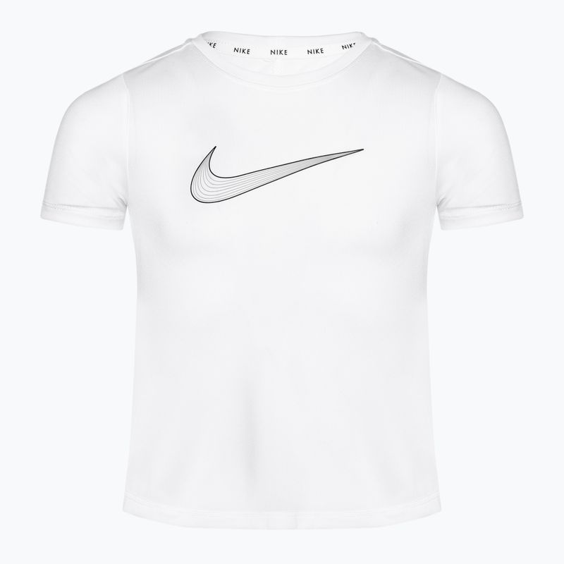 Nike Dri-Fit One SS Training children's t-shirt white/black