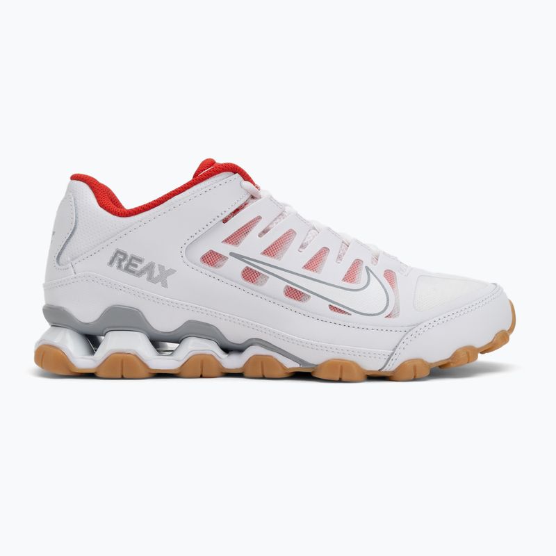 Men's training shoes Nike Reax 8 Tr Mesh white/white/wolf grey/chile red 2