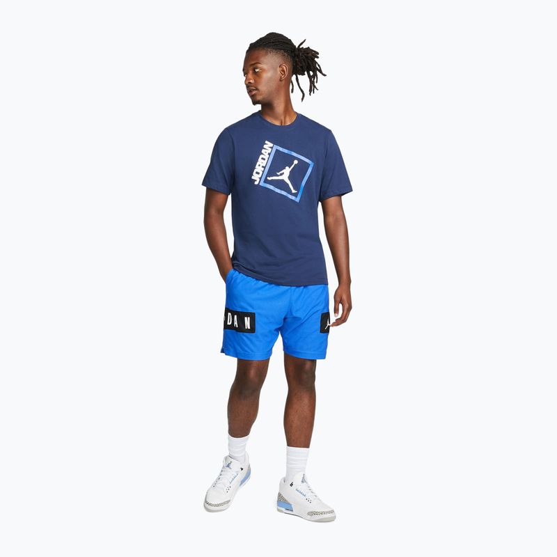 Men's T-shirt Jordan Jumpman Box midnight navy/white 2