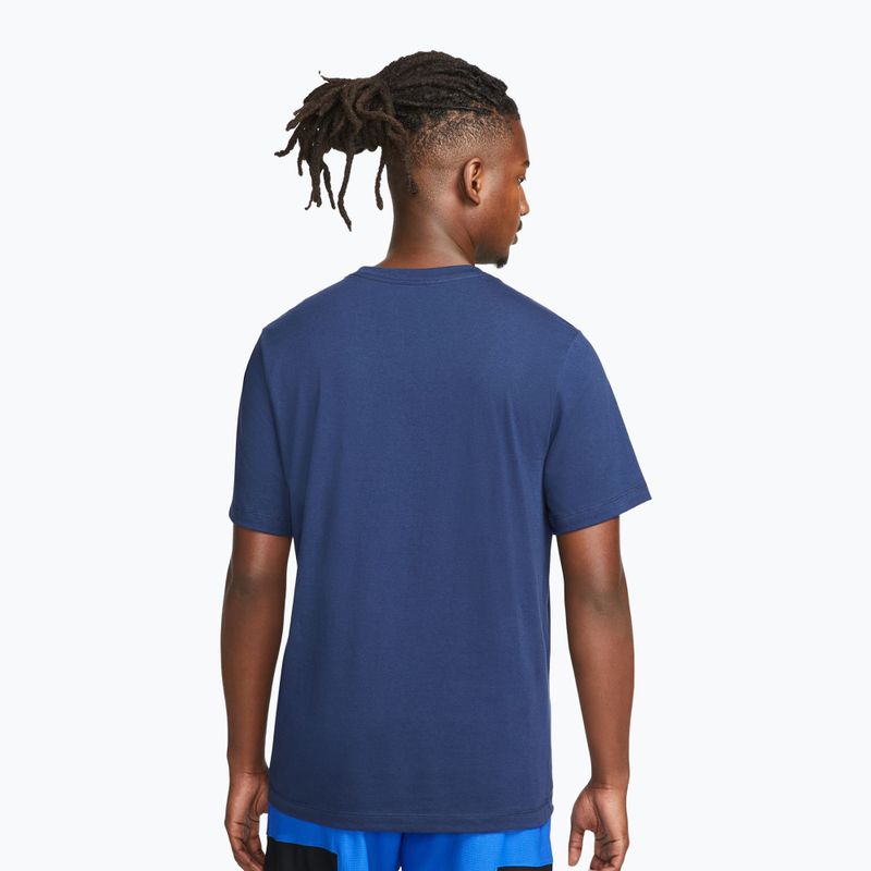 Men's T-shirt Jordan Jumpman Box midnight navy/white 3