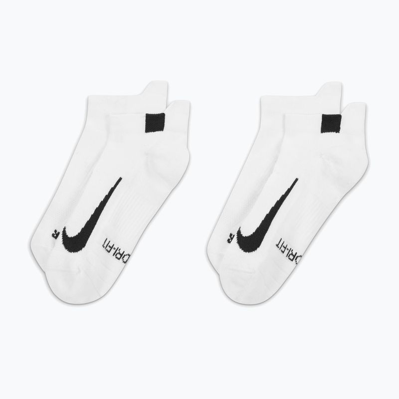 Socks Nike Court Multiplier Max 2 pack white/black 2
