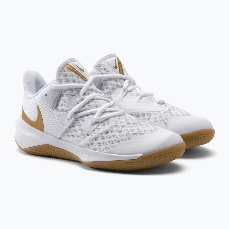 Nike Zoom Hyperspeed Court SE volleyball shoes white/gold 6