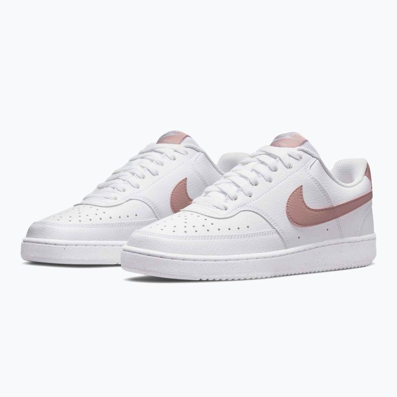 Women's shoes Nike Court Vision Low Next Nature white/pink oxford 3