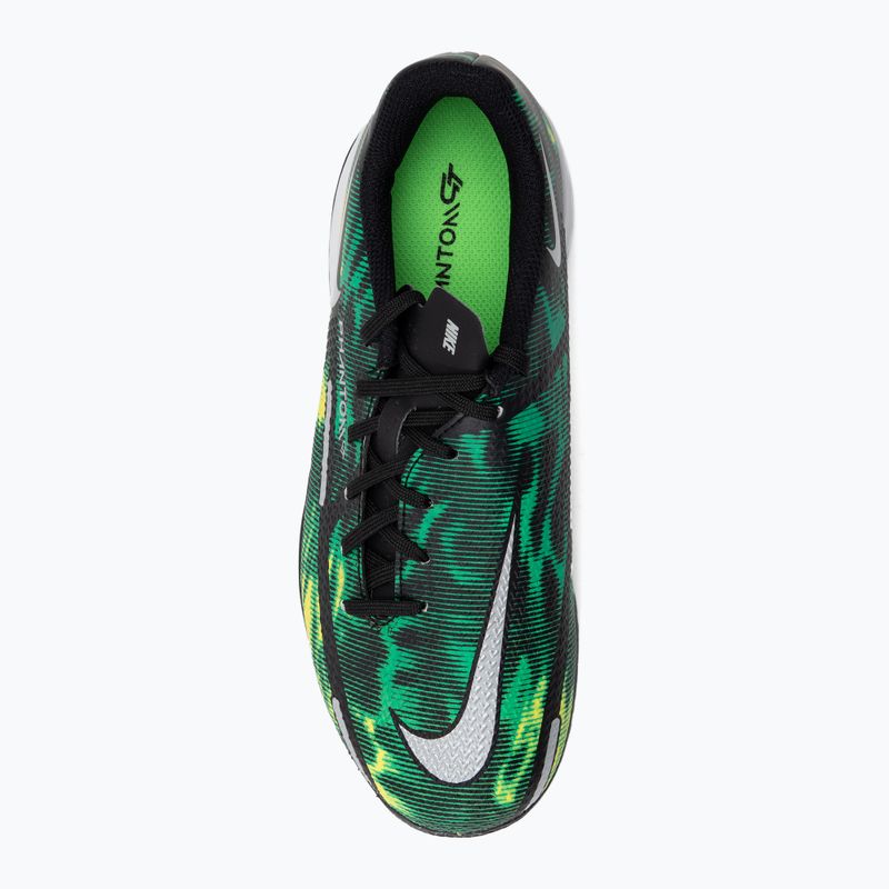 Nike Phantom GT2 Academy SW IC Jr children's football boots green DM0749-003 6