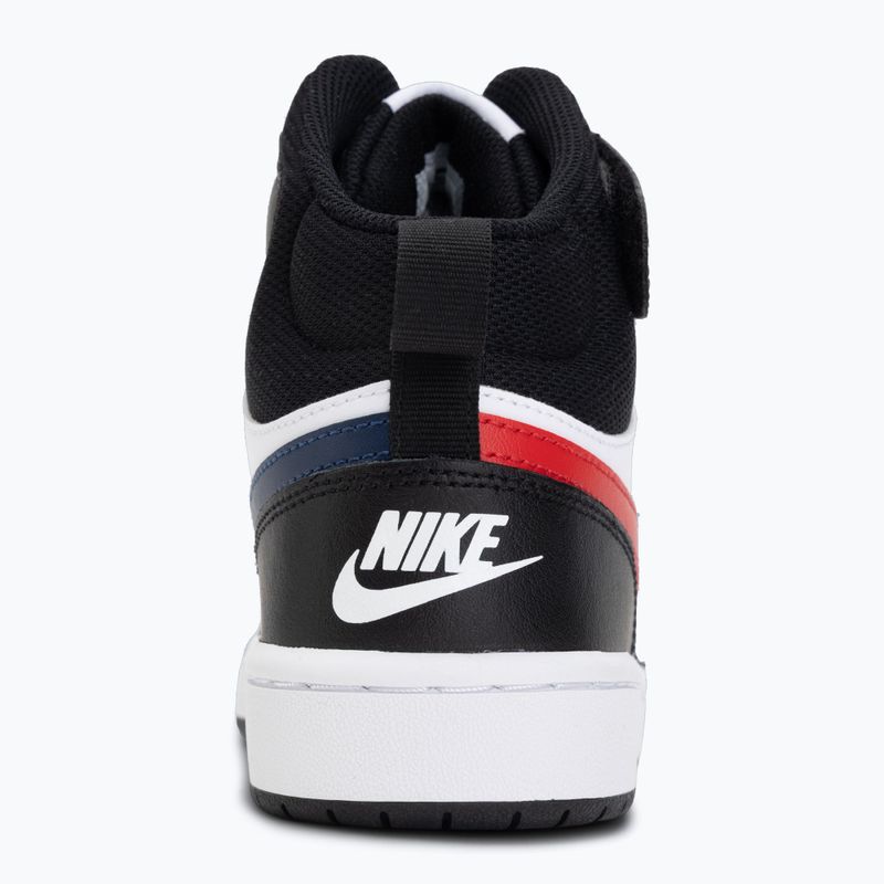Shoes Nike Court Borough Mid 2 white/white/black/university red 6