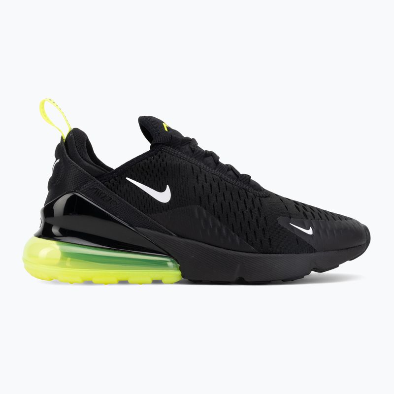 Men's shoes Nike Air Max 270 black/volt/reflect silver/white 2