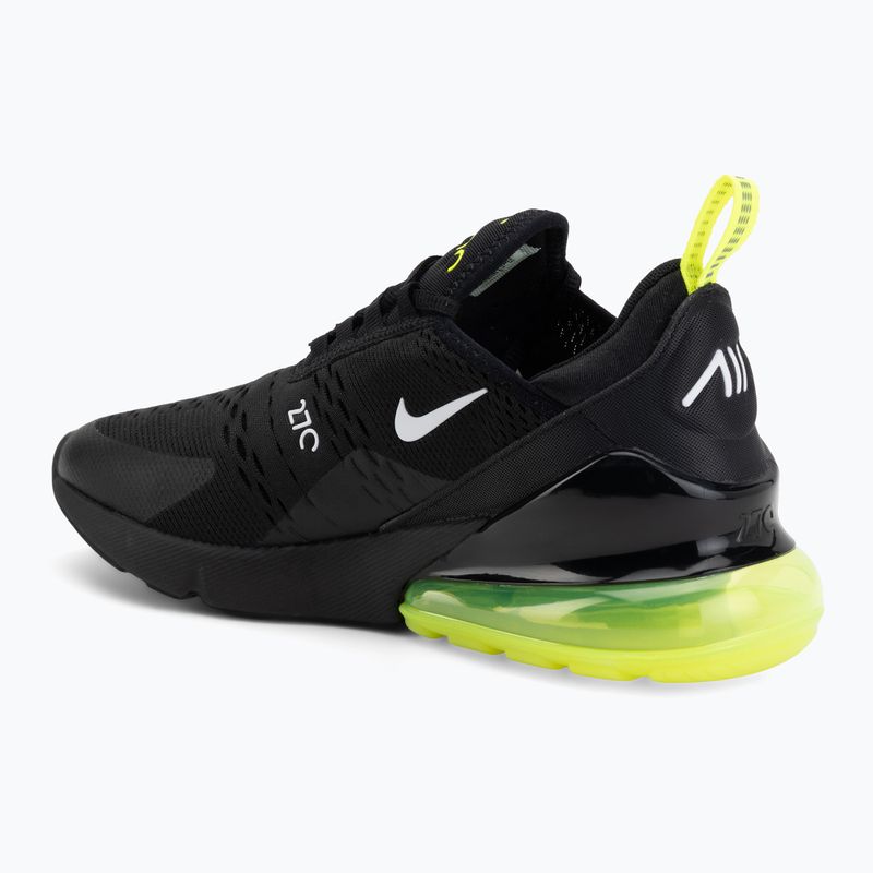 Men's shoes Nike Air Max 270 black/volt/reflect silver/white 3