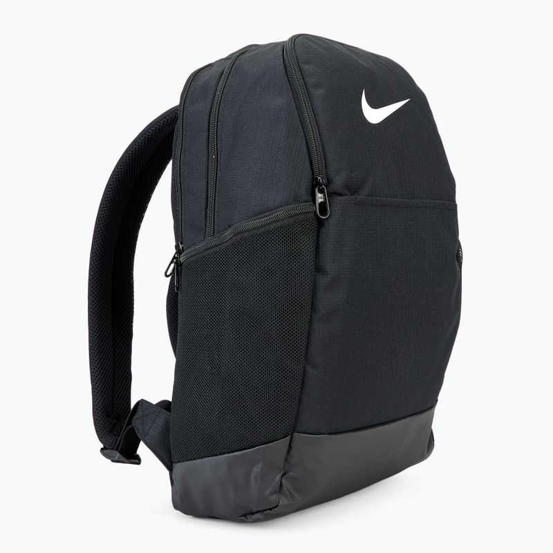 Nike Brasilia training backpack 9.5 24 l black/black/white 2