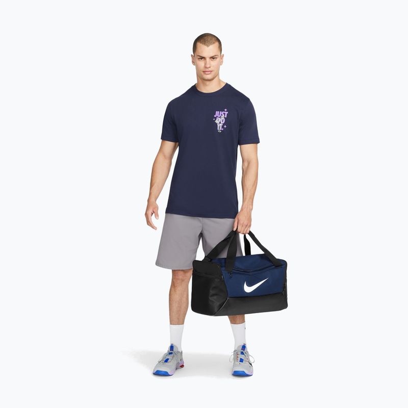 Nike Brasilia training bag 9.5 41 l navy/black/white 9