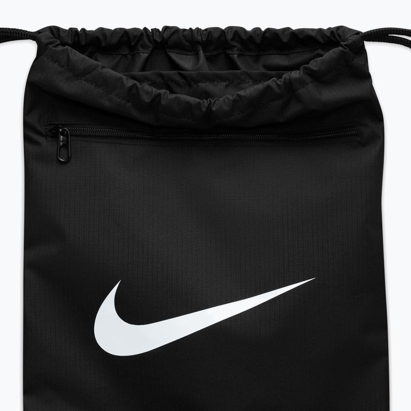 Nike Brasilia 9.5 18 l black/black/white bag 9