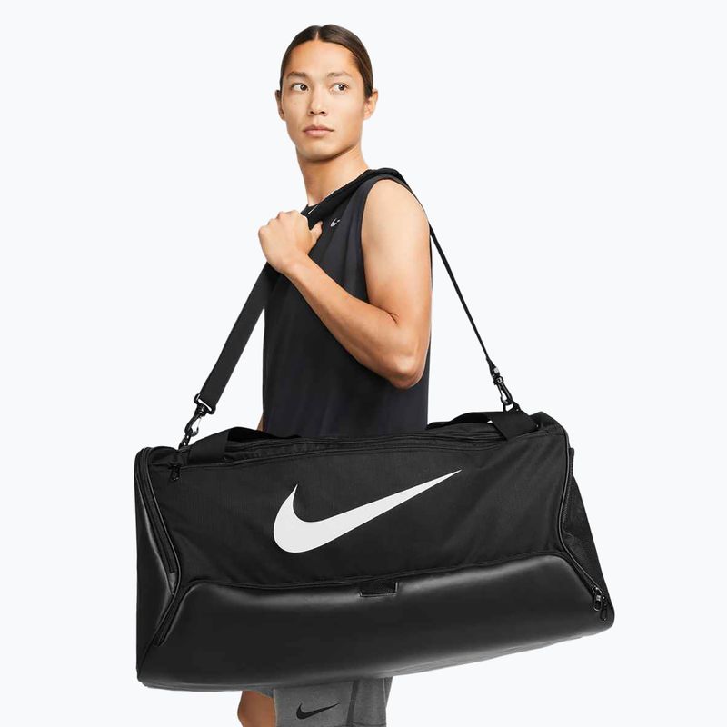 Nike Brasilia training bag 9.5 95 l black/black/white 8