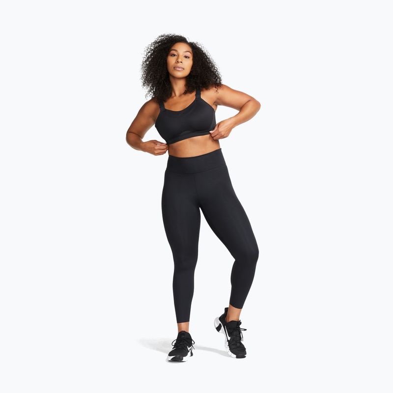 Training bra Nike Alpha High-Support black/black/dark smoke grey/dark smoke grey 2