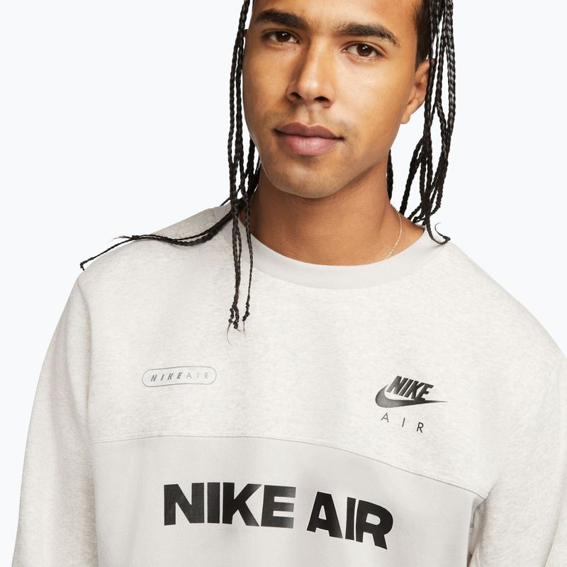 Men's sweatshirt Nike Air light iron ore/heather/phantom/black 4
