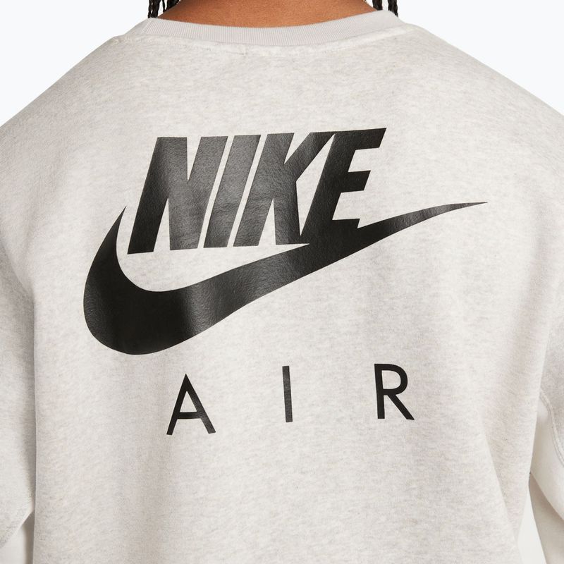 Men's sweatshirt Nike Air light iron ore/heather/phantom/black 5