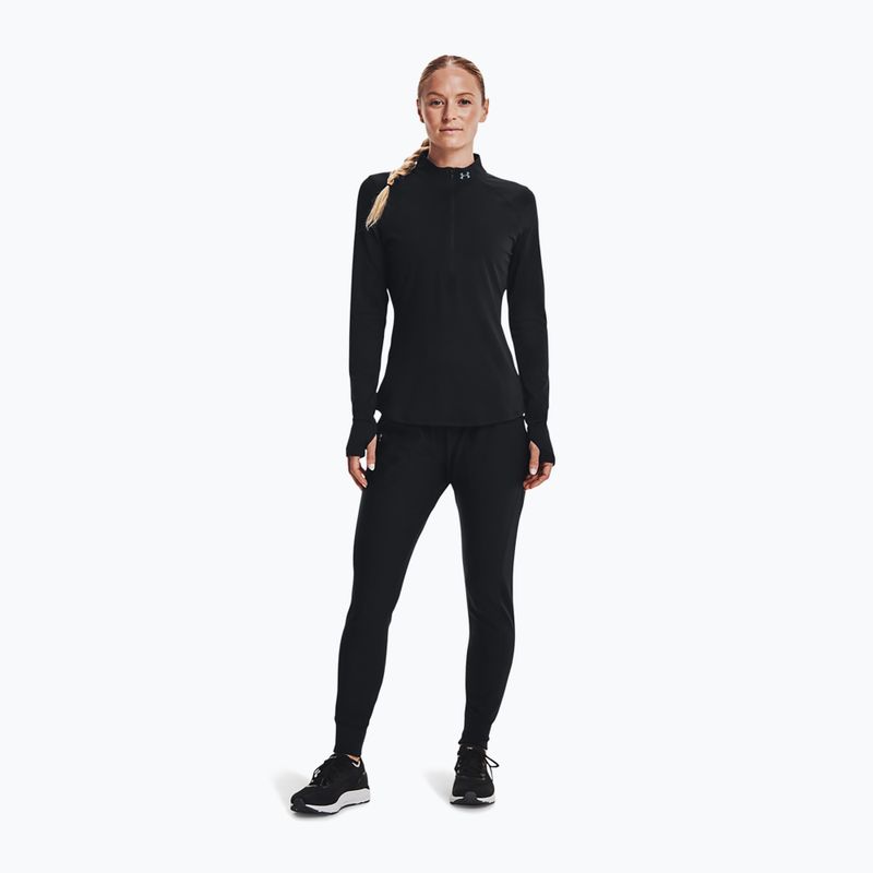 Under Armour Qualifier Run 2.0 Half Zip women's running sweatshirt black 1365632 2