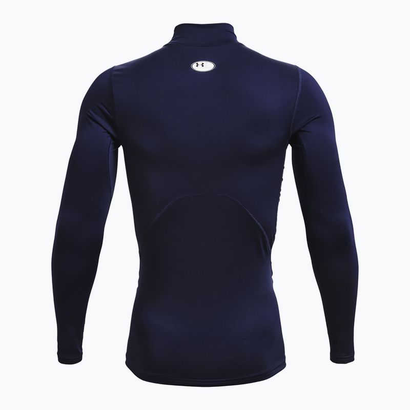 Men's training longsleeve Under Armour Comp Mock UA Armour midnight navy/white 2