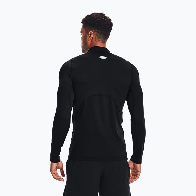 Under Armour Comp Mock UA Armour men's training longsleeve black/white 3